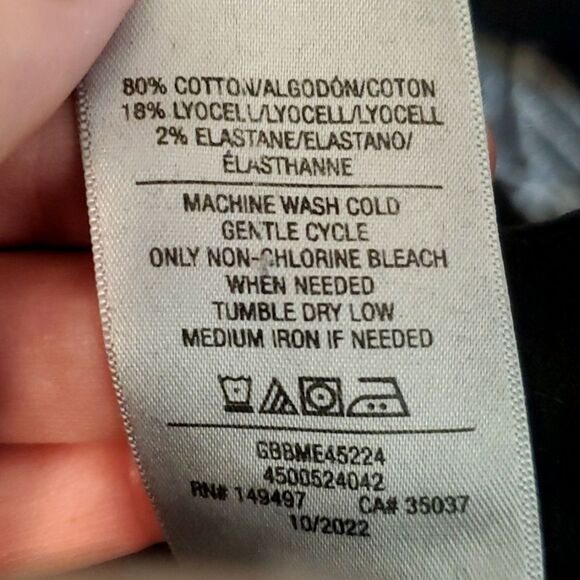 NEW JOE'S Mid Rise Ankle Straight Jeans Black Womens Size 29 - Picture 8 of 9